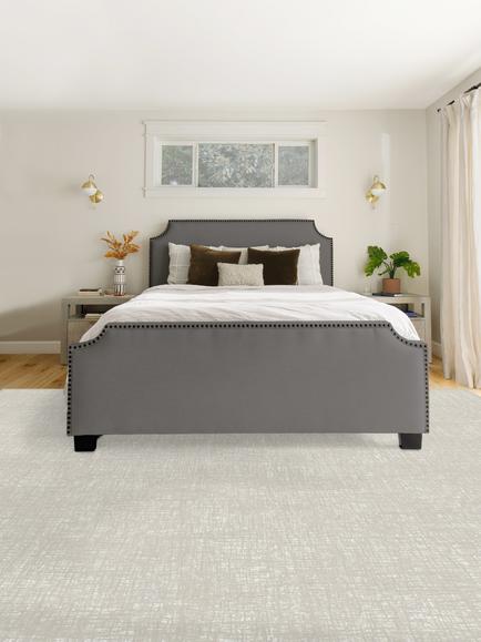 Ruggable Crosshatch Rug - view 2, Beige Ivory