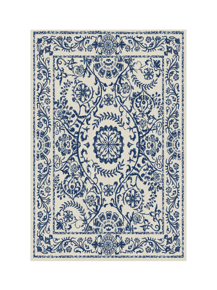 Ruggable Delphina Rug, Delft Blue