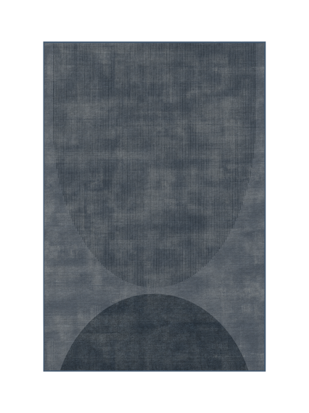 Ruggable Eclipse Rug, Navy, Navy