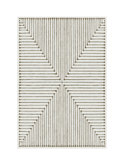 Ruggable x Jonathan Adler Inkdrop Rug, Camel/Ivory