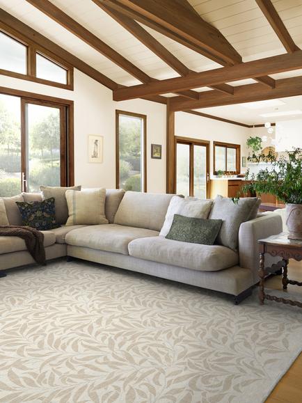 Ruggable x Morris & Co. Willow Boughs Rug - view 2, Natural