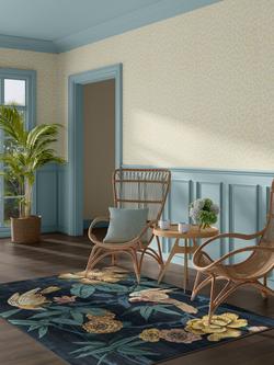 Ruggable x Sanderson Bamboo & Bird Rug - view 2, Indigo