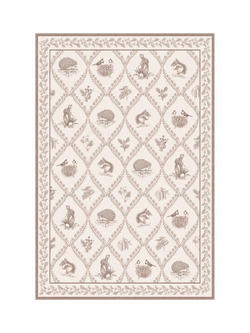 Ruggable x Sanderson Squirrel & Hedgehog Rug, Fawn, Fawn