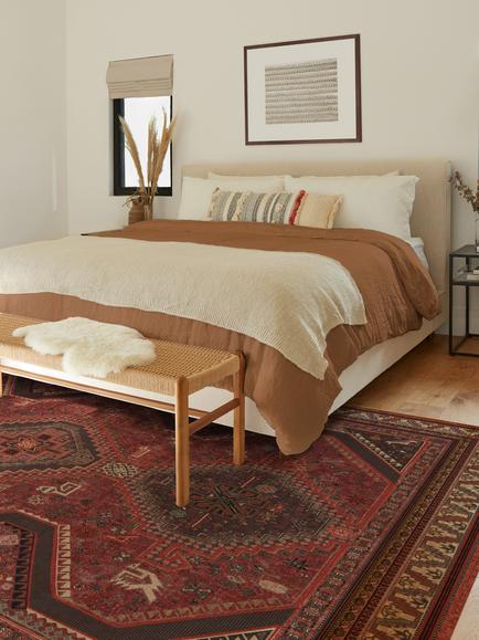 Ruggable Zareen Rug, Scarlet Red - view 2, Scarlet Red