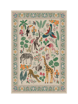 Ruggable x Iris Apfel Jingle Jungle Rug, Multi
