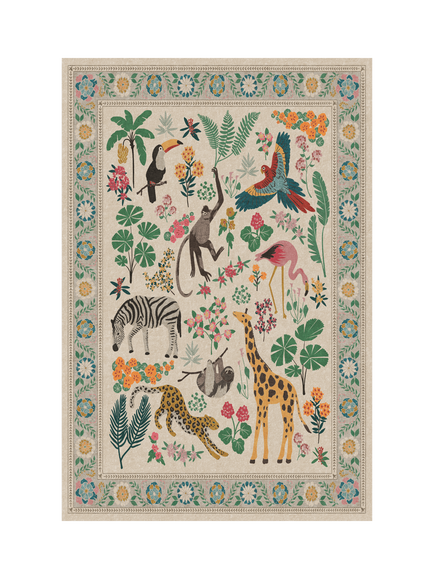 Ruggable x Iris Apfel Jingle Jungle Rug, Multi