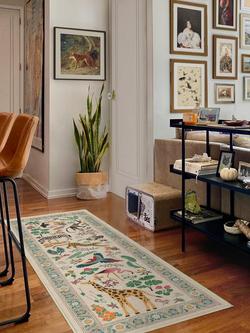 Ruggable x Iris Apfel Jingle Jungle Rug - view 2, Multi