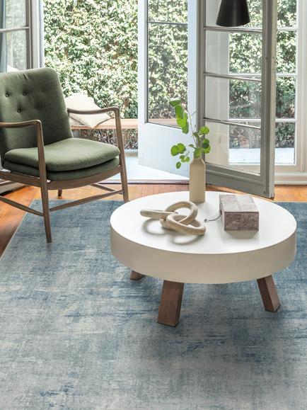 Ruggable Impasto Rug - view 2, Slate Blue