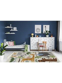 Ruggable Jungle Safari Rug, Multi - view 2, Multi