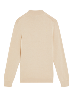 Lyle & Scott Kids' Cotton 1/4 Zip Jumper - view 2, Beige