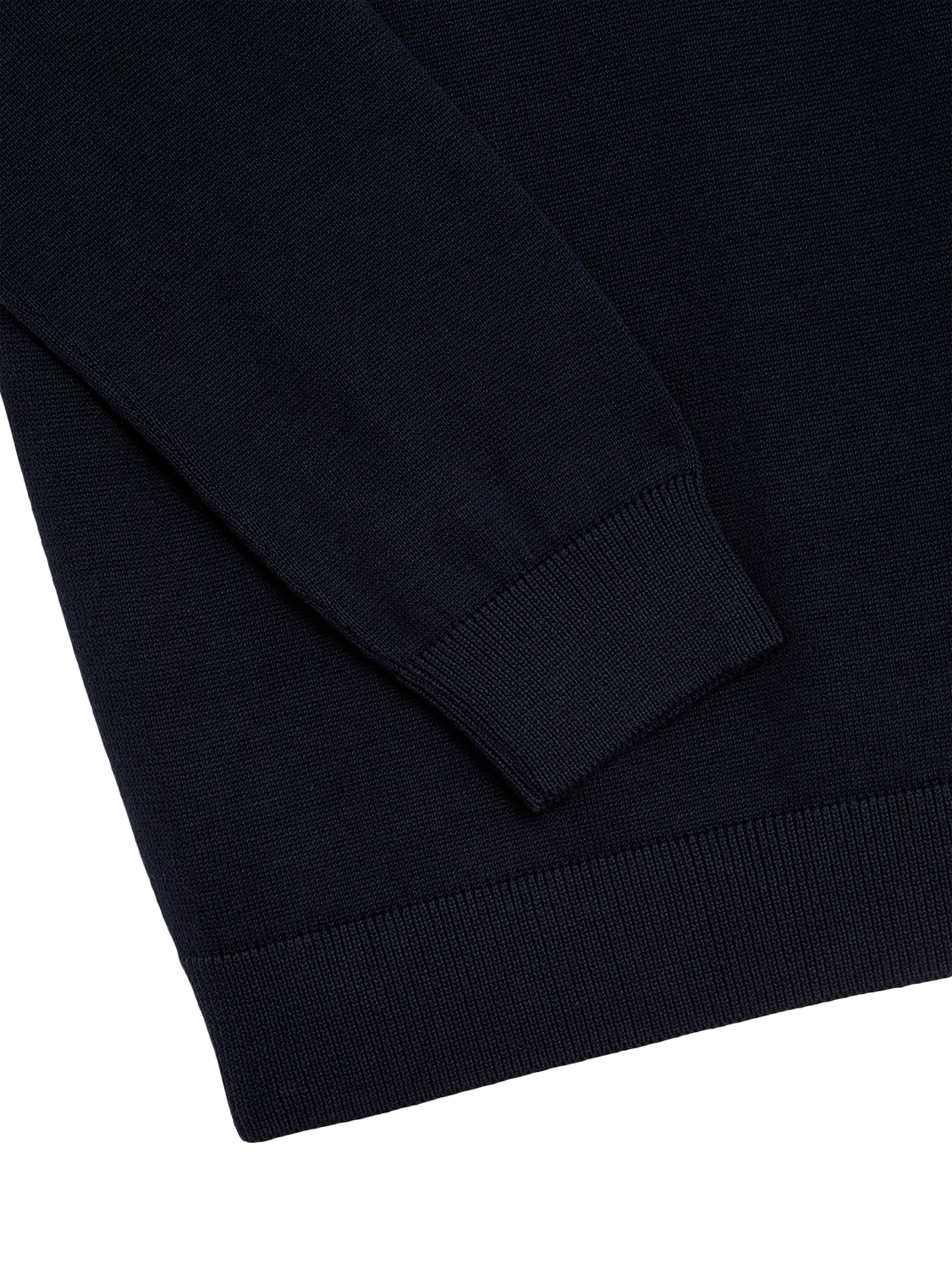 Product image 2 of 10, which shows Lyle & Scott Kids' Cotton 1/4 Zip Jumper, Navy, 3-4 years