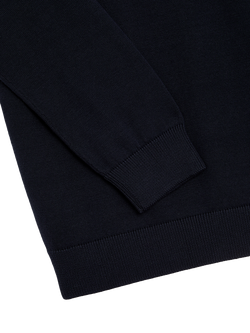 Lyle & Scott Kids' Cotton 1/4 Zip Jumper - view 2, Navy