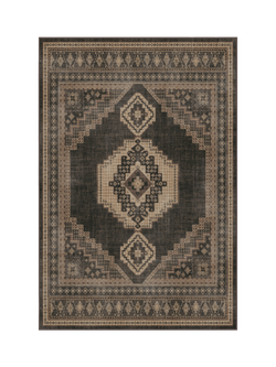 Ruggable Rayne Rug, Charcoal/Tan