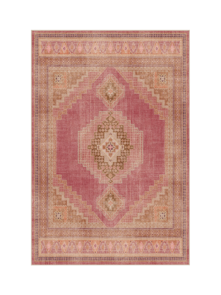 Ruggable Rayne Rug, Pink/Orange