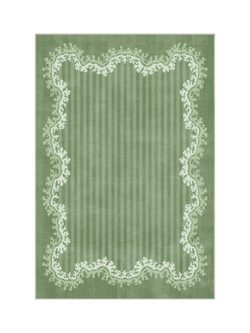 Ruggable x Sanderson Oxbow Rug, Botanical Green