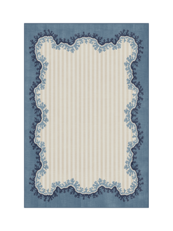 Ruggable x Sanderson Oxbow Rug, Indigo