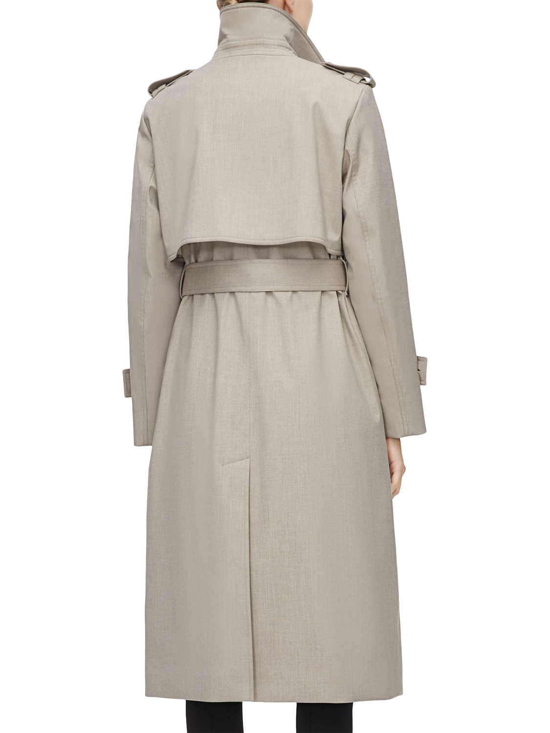 Product image 2 of 7, which shows Bosideng Down Full Length Trench Coat, Silver Edge, 4