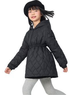 Bosideng Kid's Layering Hooded Down Jacket, Black