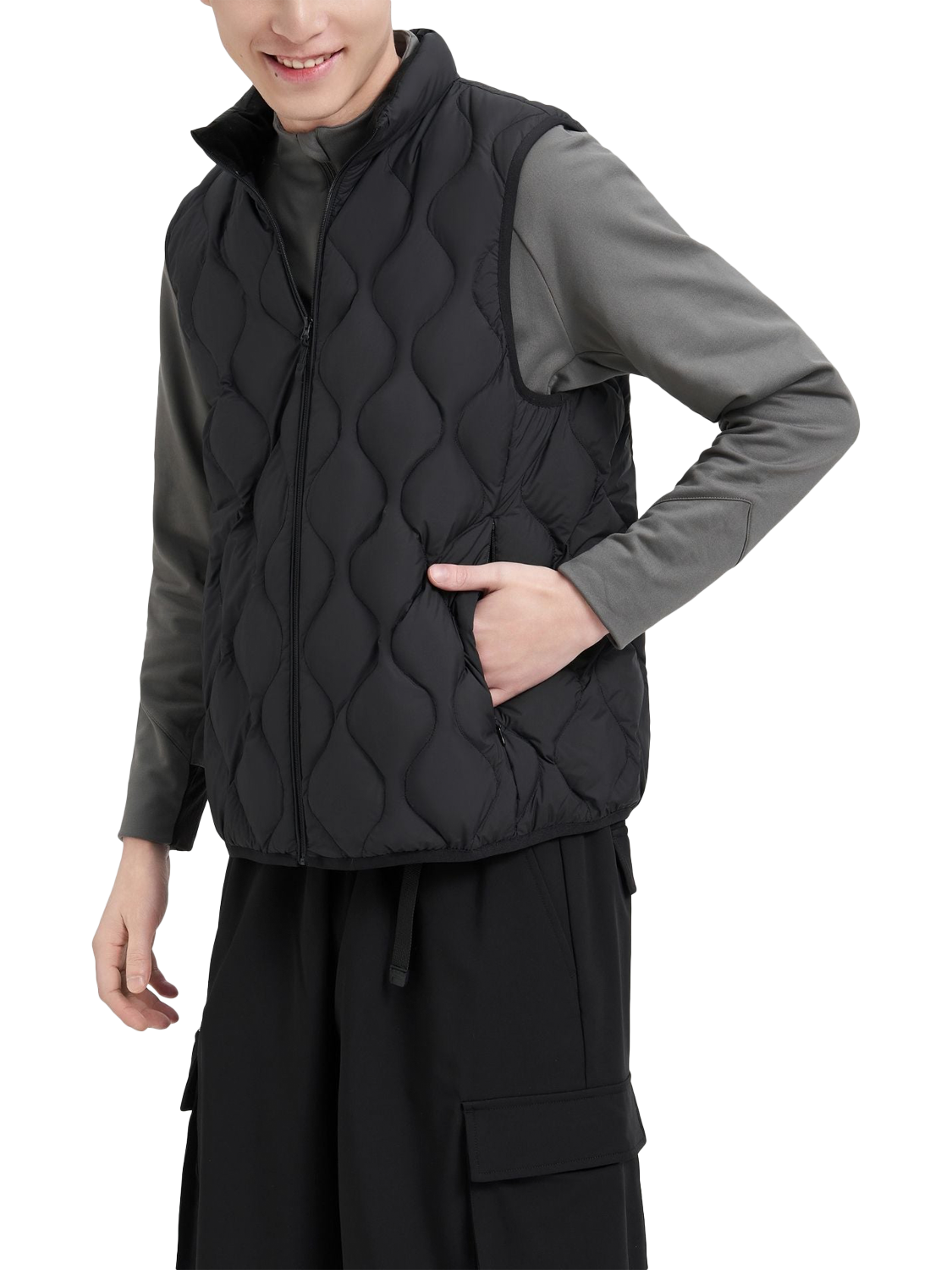 Product image 4 of 6, which shows Bosideng Ultralight Down Packable Gilet, Black, XXXS