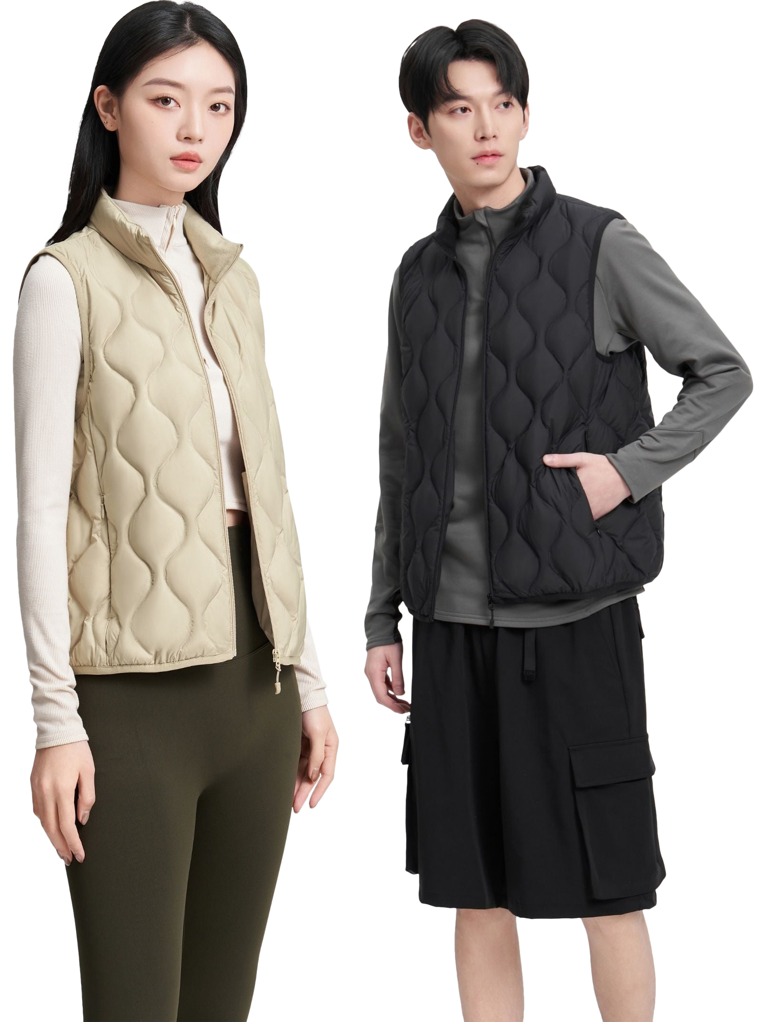 Product image 6 of 6, which shows Bosideng Ultralight Down Packable Gilet, Black, XXXS