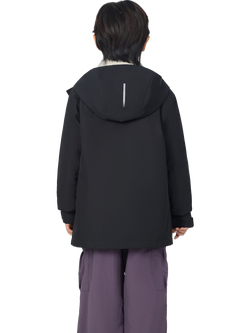 Bosideng Kid's 3-in-1 All Weather Hooded Down Jacket - view 2, Black