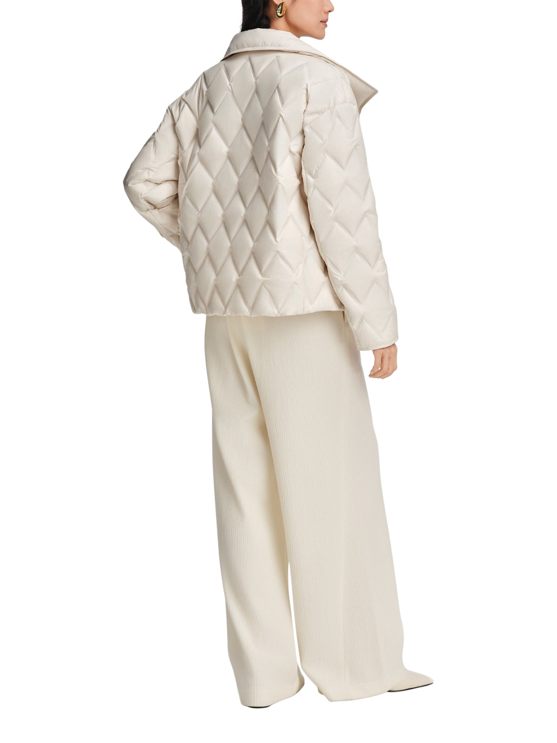 Product image 2 of 5, which shows Bosideng Business Padded Down Jacket, Pearl White, 4
