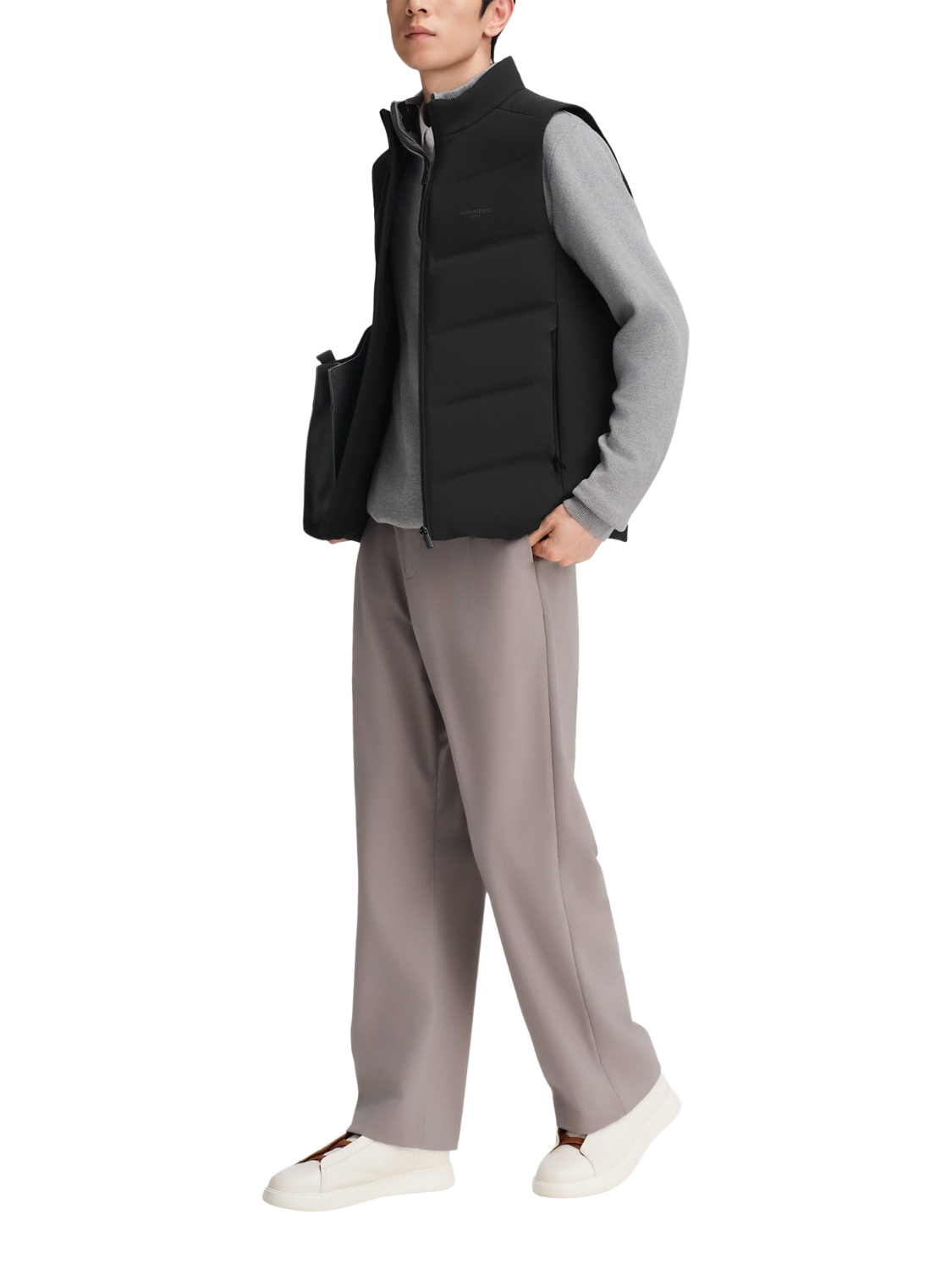 Product image 4 of 5, which shows Bosideng Goose Down Business Gilet, Black, XS