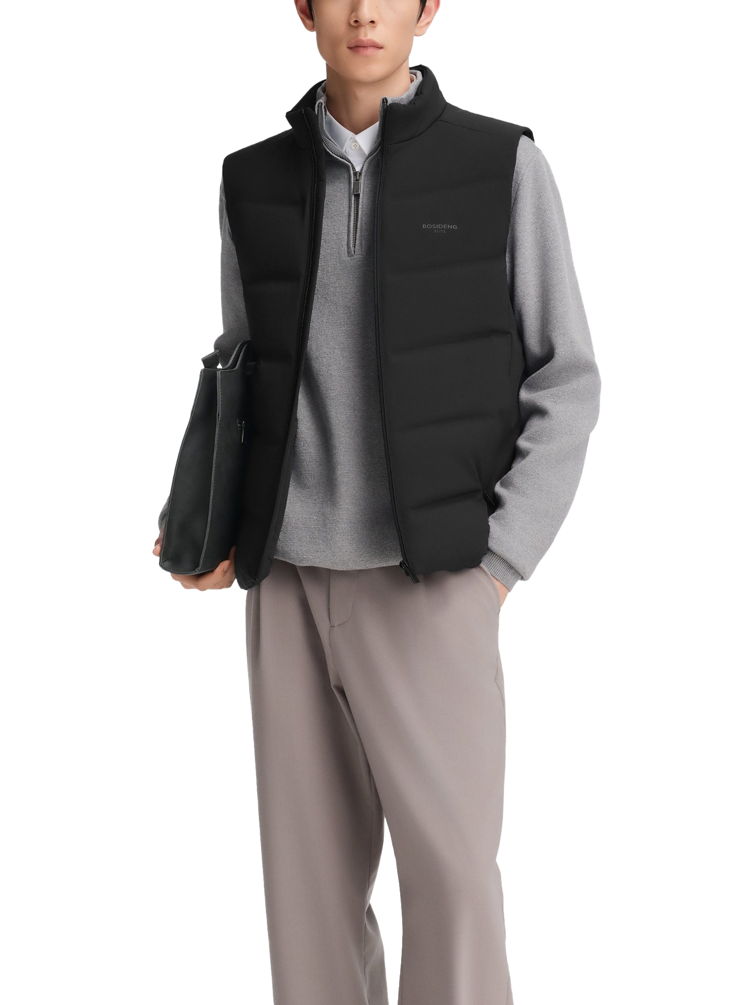 Product image 5 of 5, which shows Bosideng Goose Down Business Gilet, Black, XS