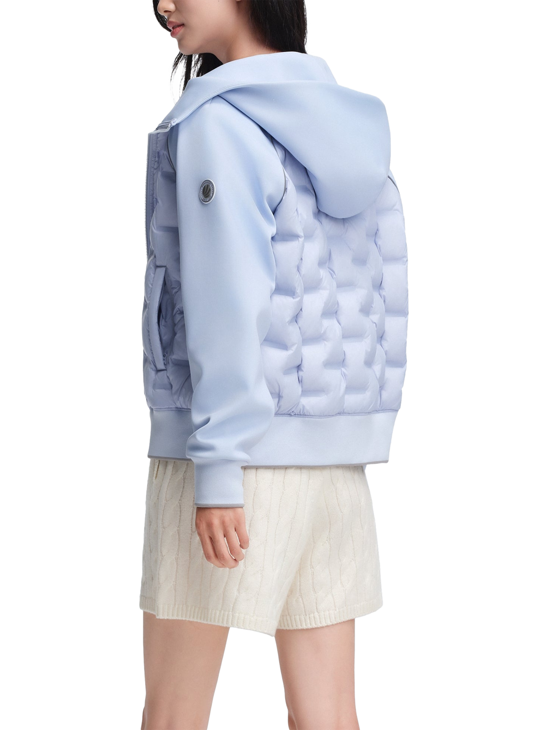 Product image 2 of 6, which shows Bosideng Goose Down Weightless Jacket, Star Mist Light Blue, XXXS