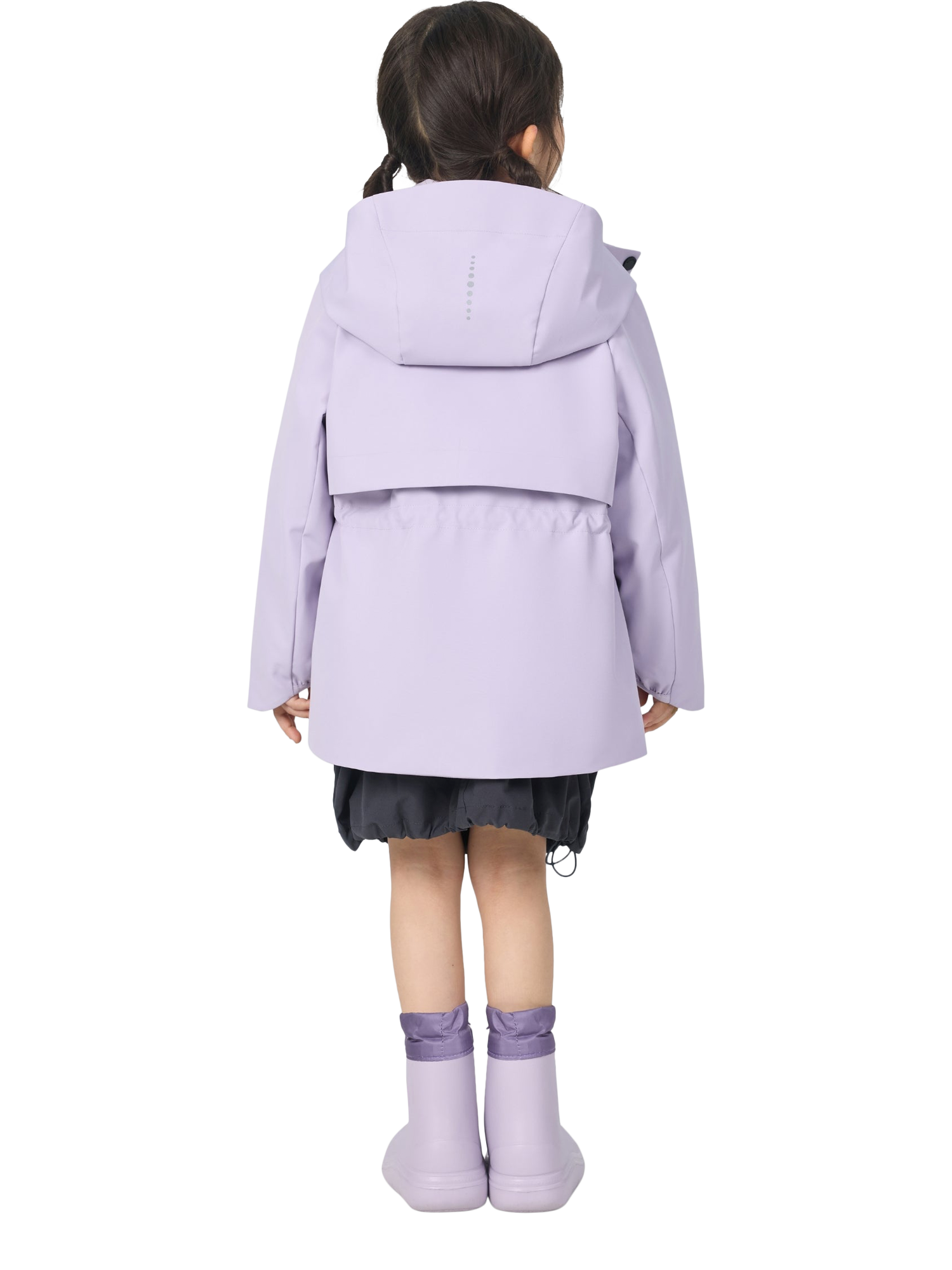 Product image 2 of 6, which shows Bosideng Kids' 3-In-1 Hooded Jacket, Iris Purple, 4-5 years