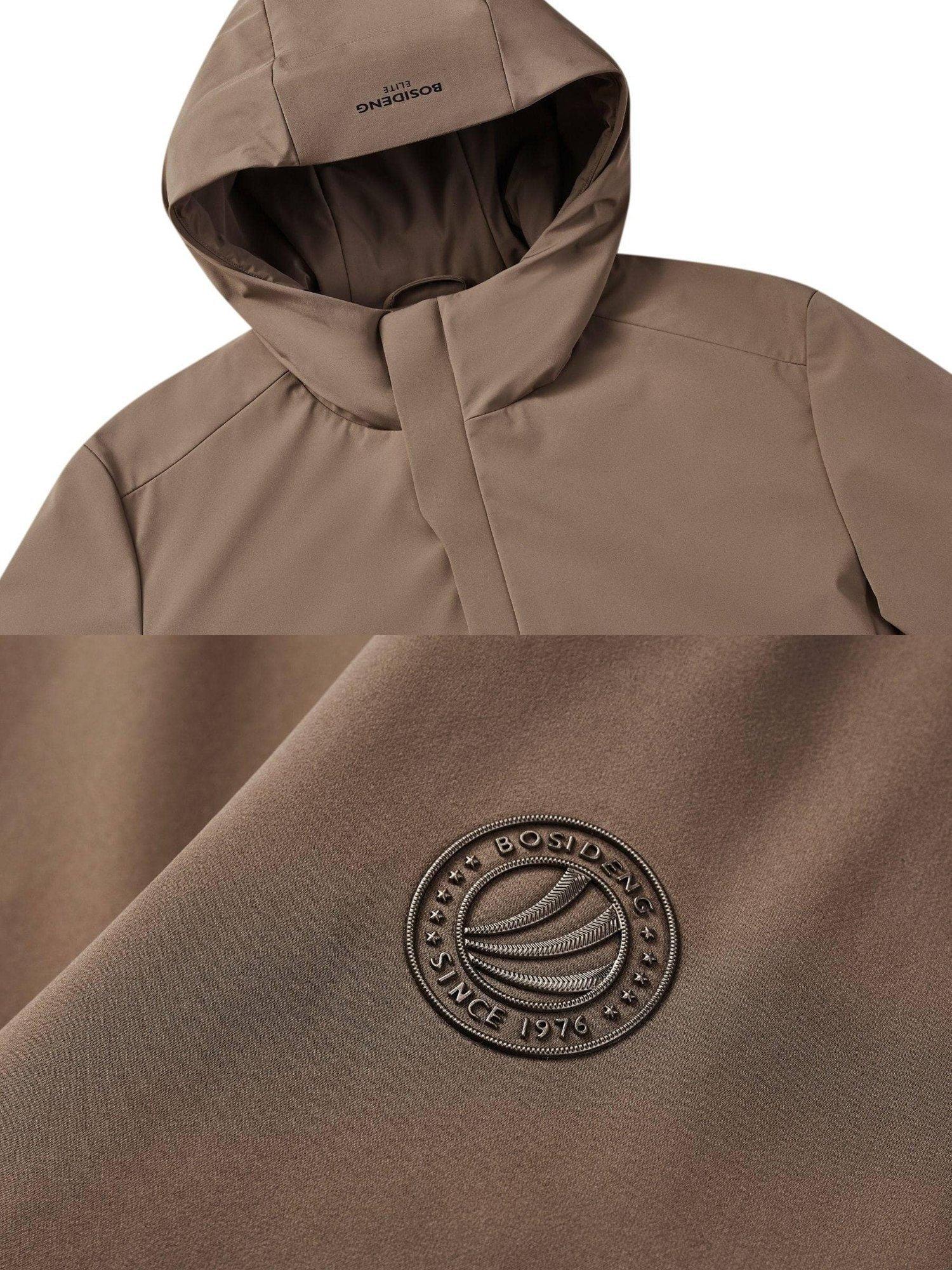 Product image 6 of 6, which shows Bosideng Goose Down Hooded Windbreaker Jacket, Dark Olive, L