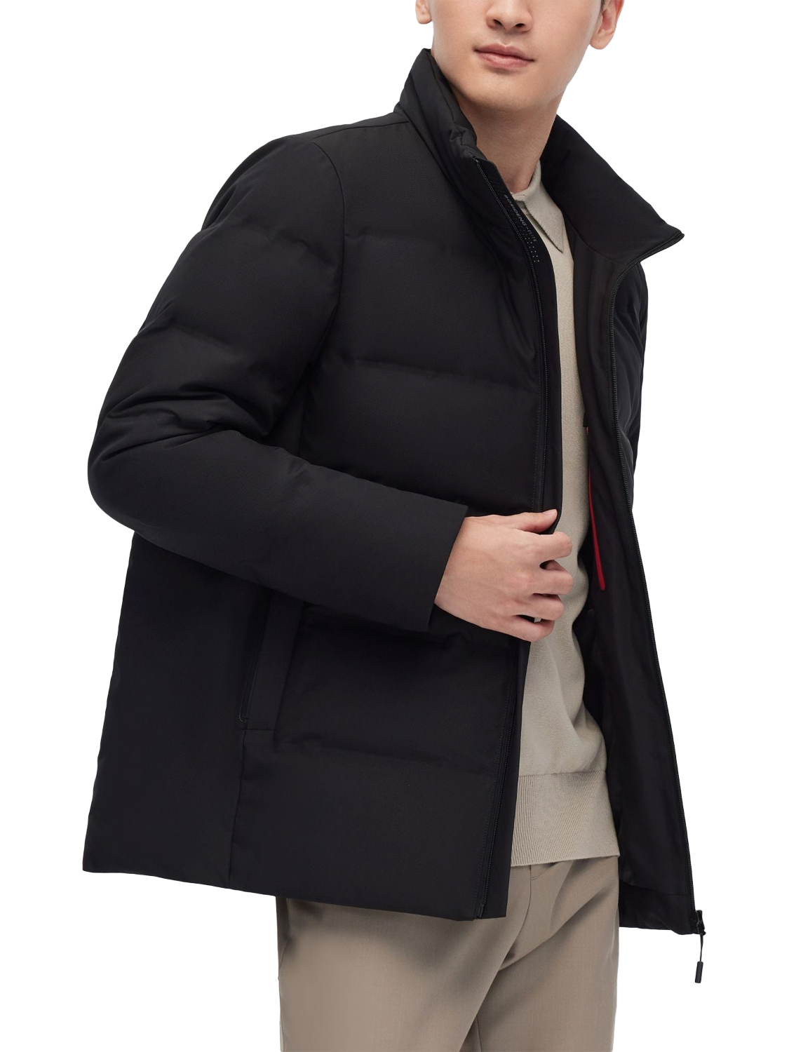 Product image 4 of 11, which shows Bosideng Classic Business Goose Down Jacket, Black, XL