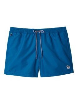 Paul Smith Logo Swim Shorts, Blue Royal