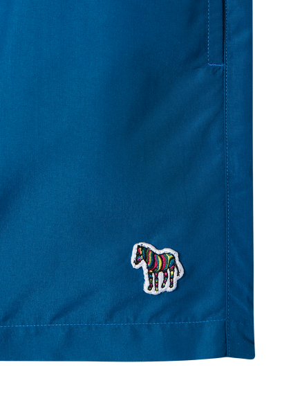 Paul Smith Logo Swim Shorts - view 2, Blue Royal