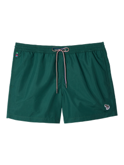 Paul Smith Logo Swim Shorts, Green Mid