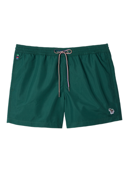 Paul Smith Logo Swim Shorts, Green Mid