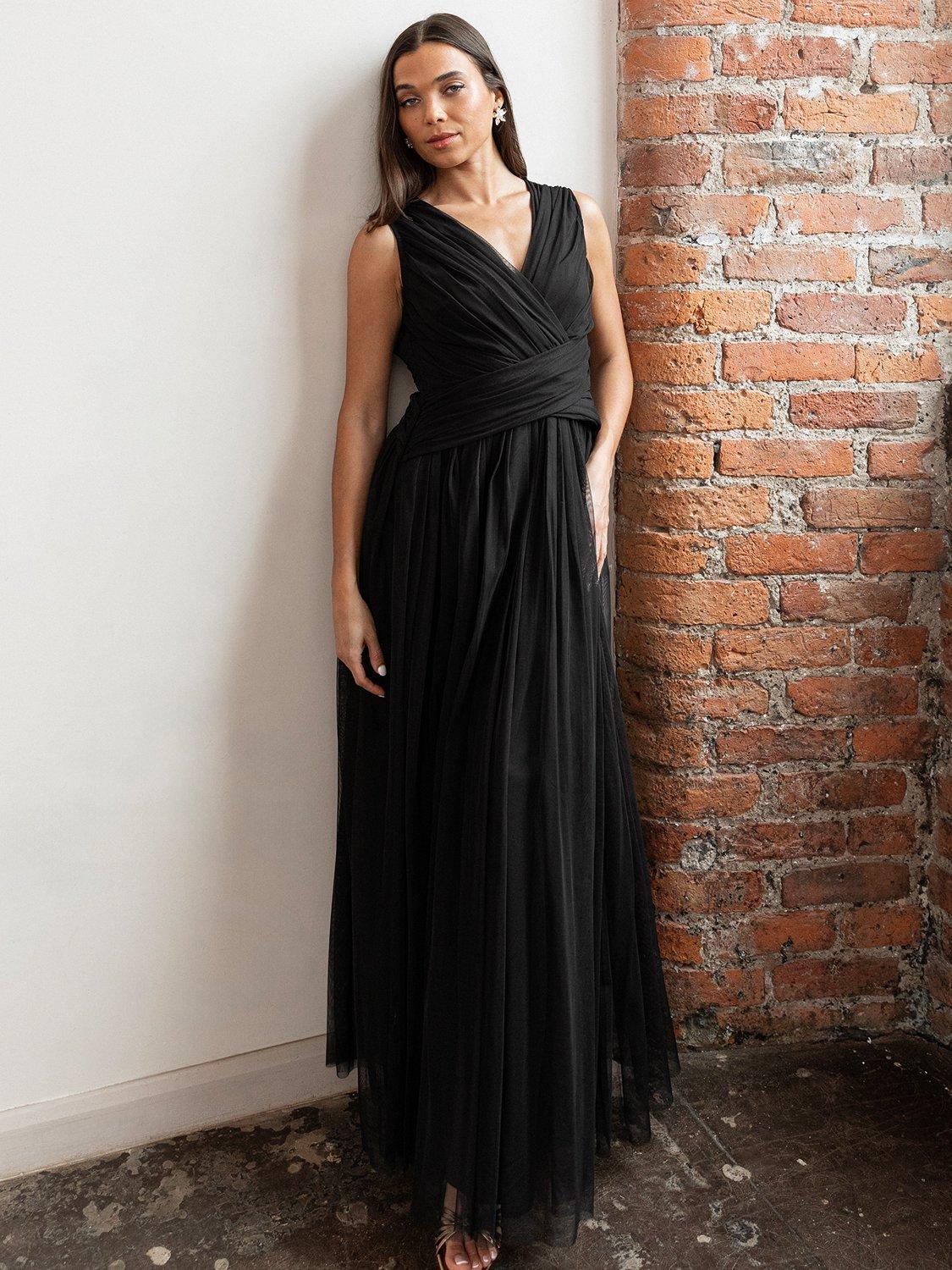 Anaya With Love Sleeveless Maxi Dress, Black