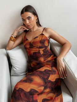 Anaya With Love Marble Cami Maxi Dress, Multi - view 2, Multi