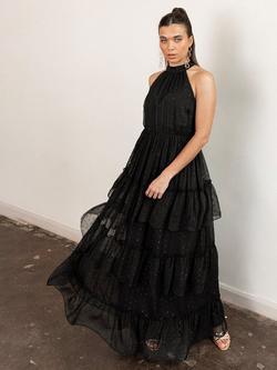 Anaya With Love Recycled Halterneck Maxi Dress, Black