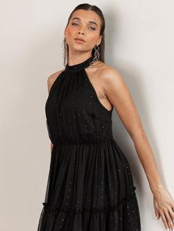 Anaya With Love Recycled Halterneck Maxi Dress - view 2, Black