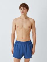 John Lewis Curved Hem Swim Shorts, Blue