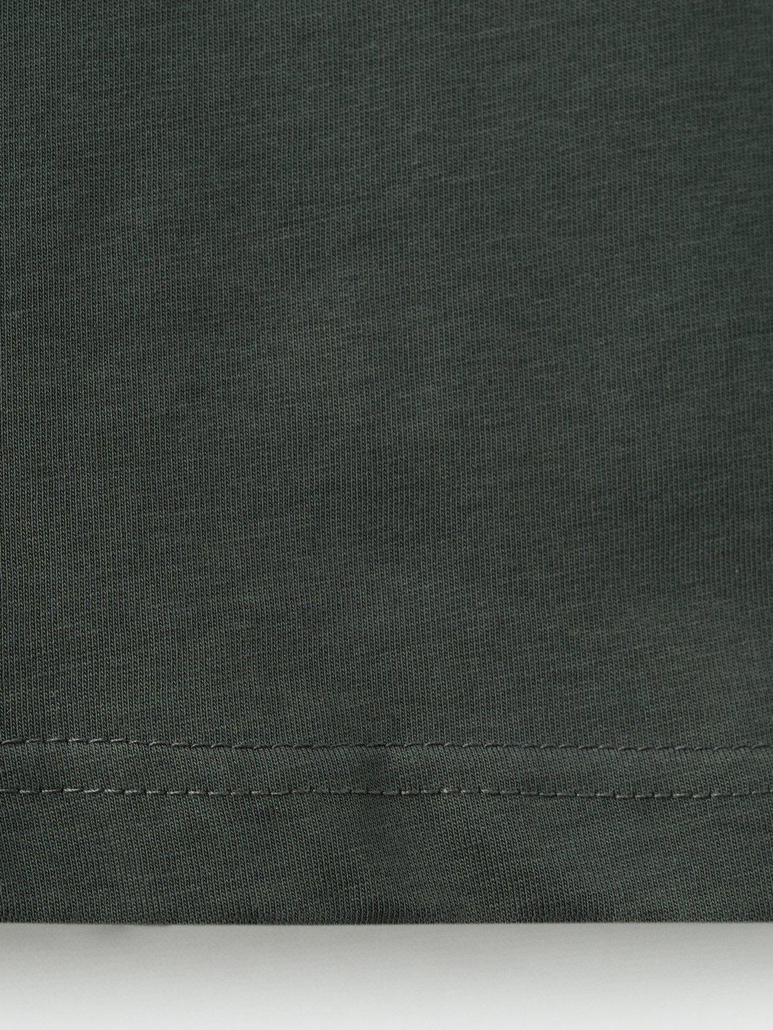 Product image 5 of 8, which shows Mango Cherlo Cotton T-Shirt, Medium Brown, XS