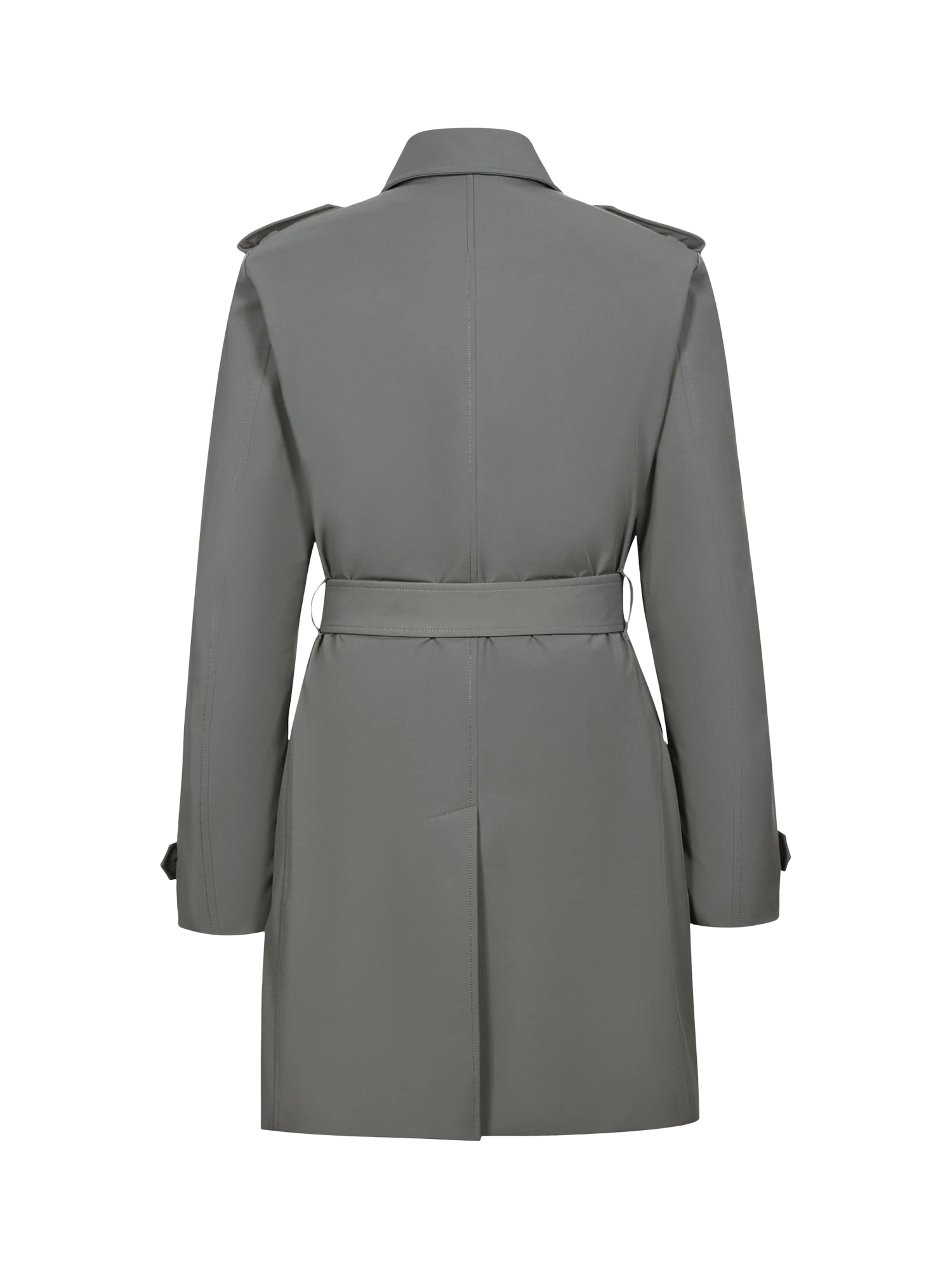 Product image 4 of 6, which shows Bosideng Mid-Length Trench Coat, Grey Green, XS