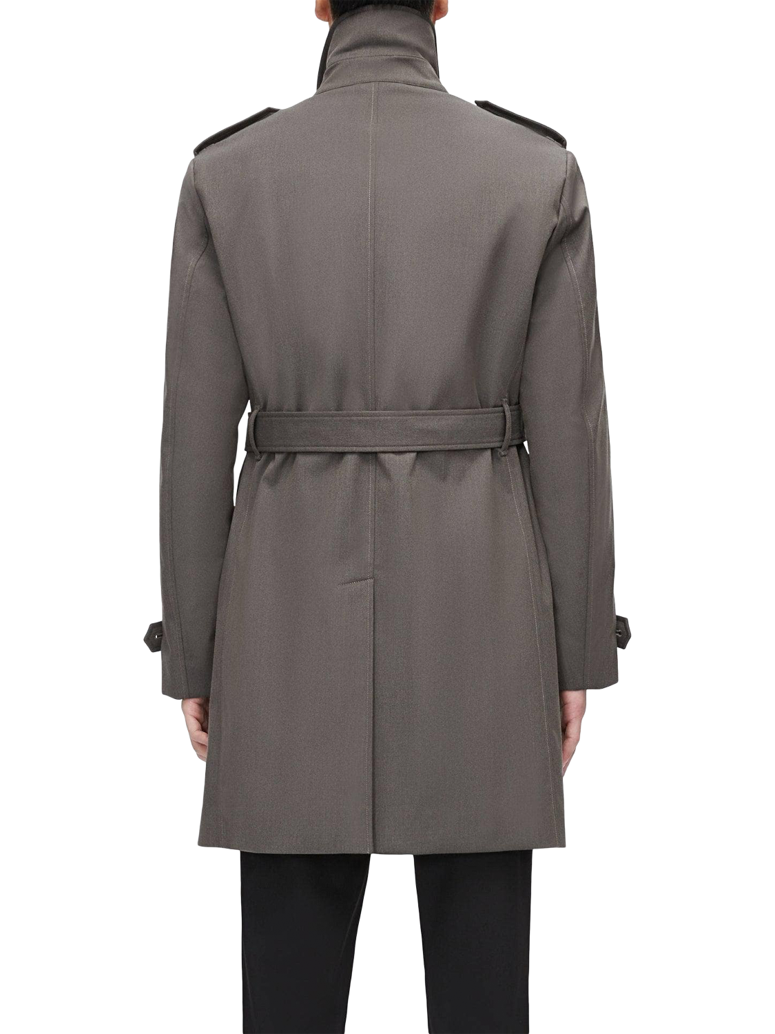 Product image 2 of 6, which shows Bosideng Mid-Length Trench Coat, Grey, XS