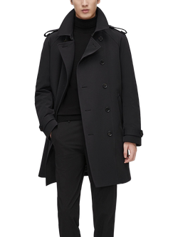 Bosideng Mid-Length Trench Coat, Black