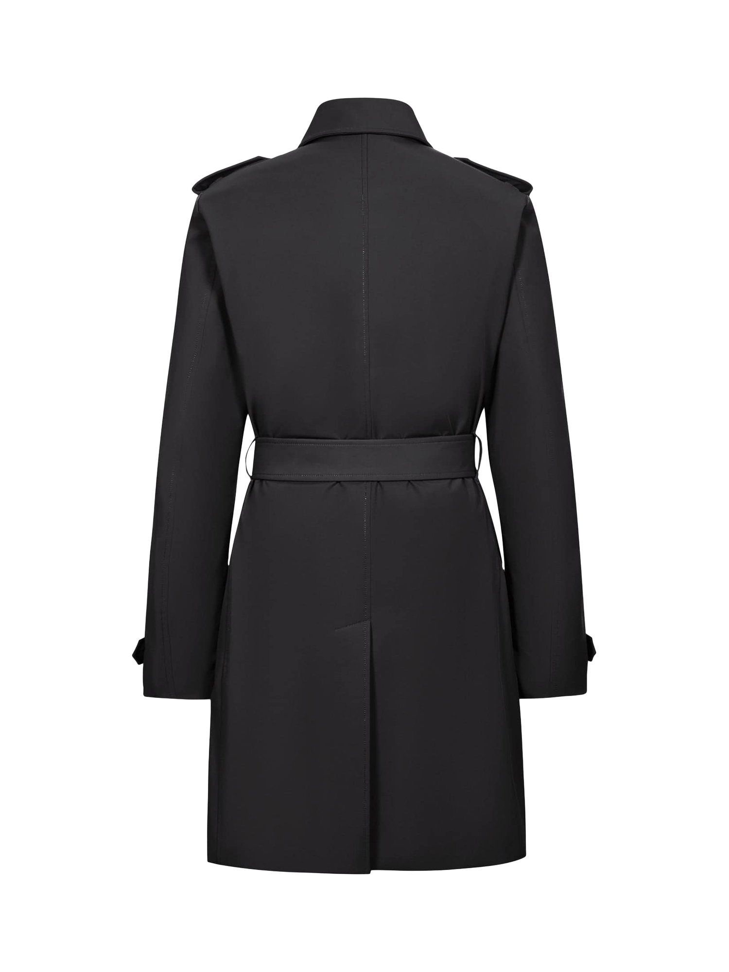 Product image 4 of 7, which shows Bosideng Mid-Length Trench Coat, Black, XS