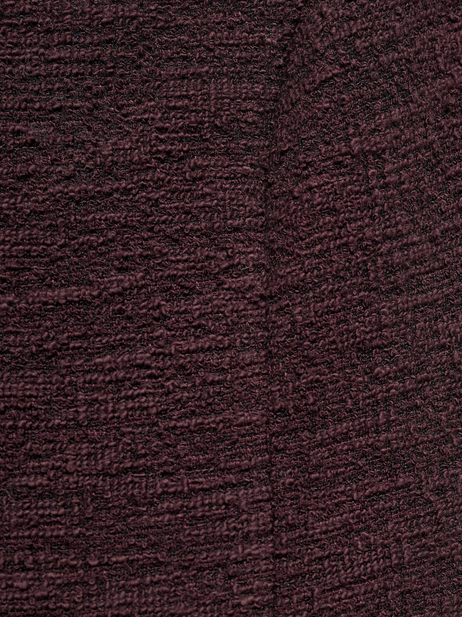 Product image 5 of 8, which shows Mango Beltino Jacquard Jumpsuit, Dark Red, M