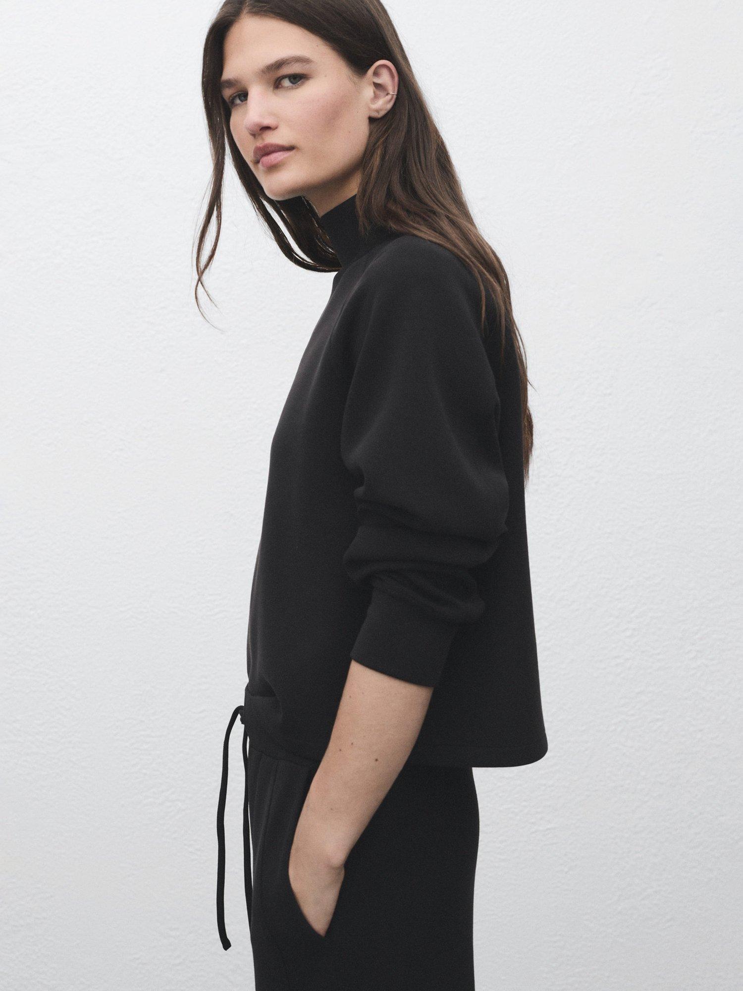 Mango Nei Funnel Neck Sweatshirt