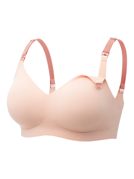 Momcozy Jelly Strip 3.0 Busty Nursing Bra, Oyster Pink - view 2, Oyster Pink