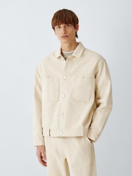 Kin Denim Jacket, Ecru, Ecru